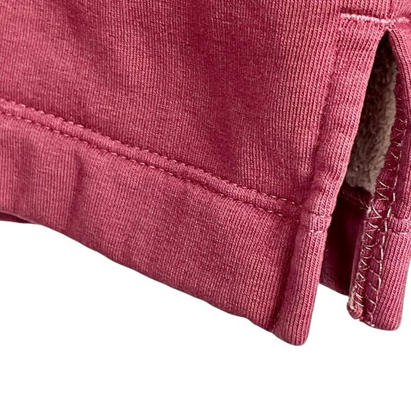 NWT Old Navy Fleece-Lined Hoodie Sweatshirt Rose Boxy Cropped Pullover Womens L - Picture 9 of 16